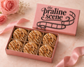 White-Chocolate Drizzled Praline