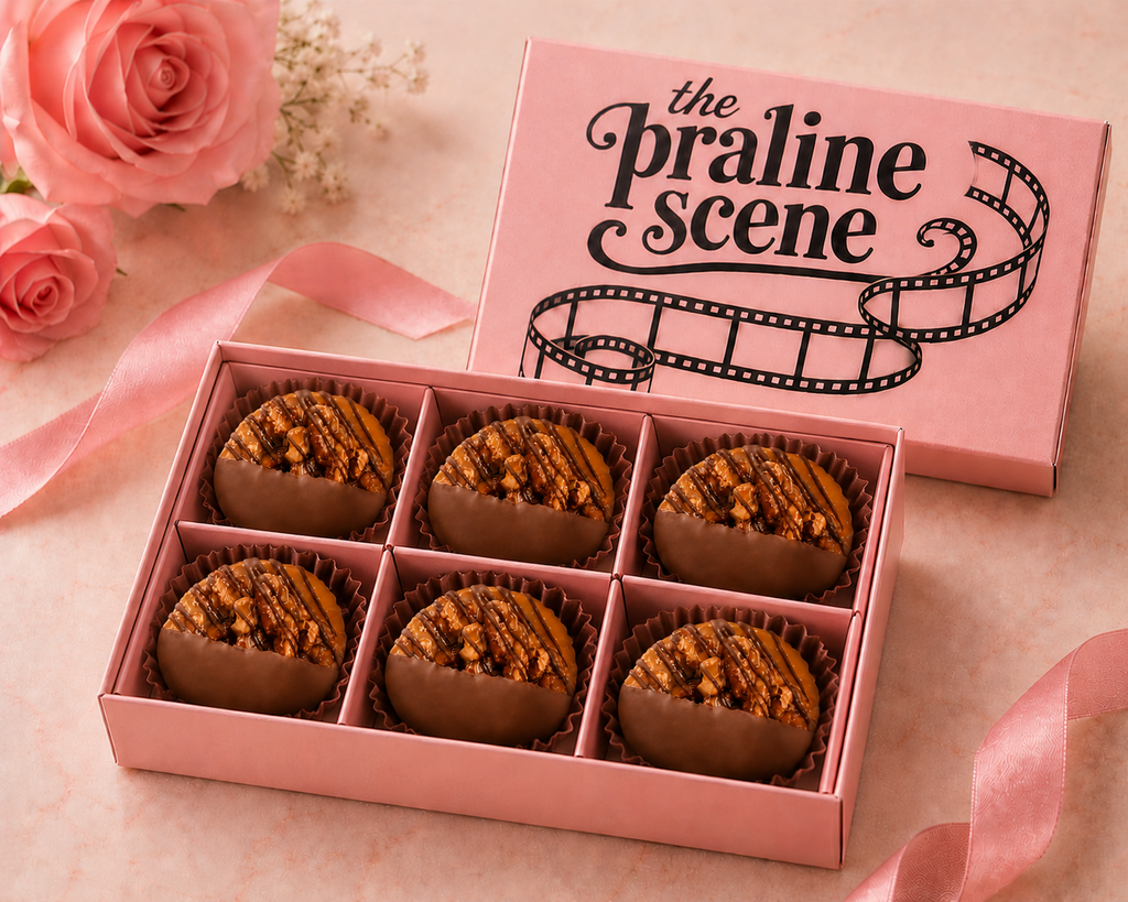 Milk-Chocolate Drizzled & Dipped Praline