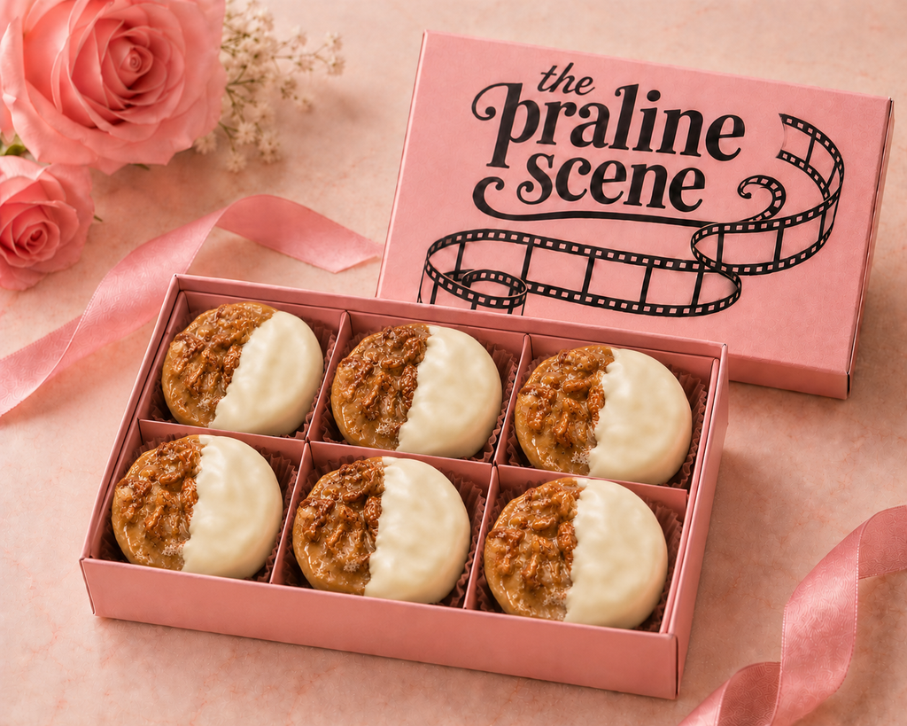 White-Chocolate Dipped Praline