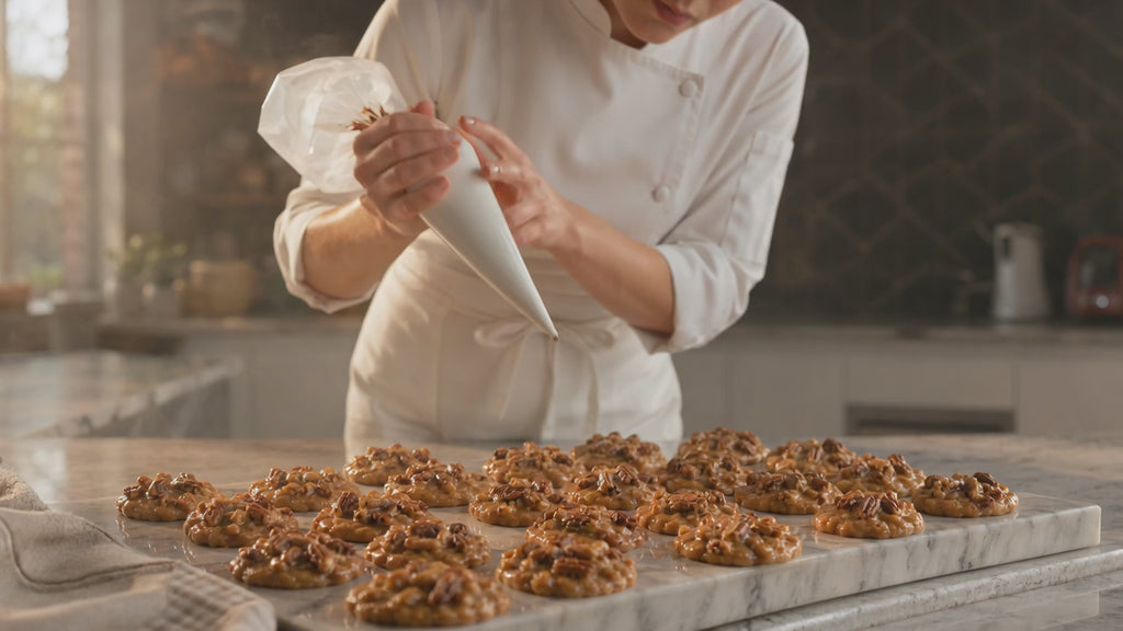 Milk-Chocolate Drizzled Praline